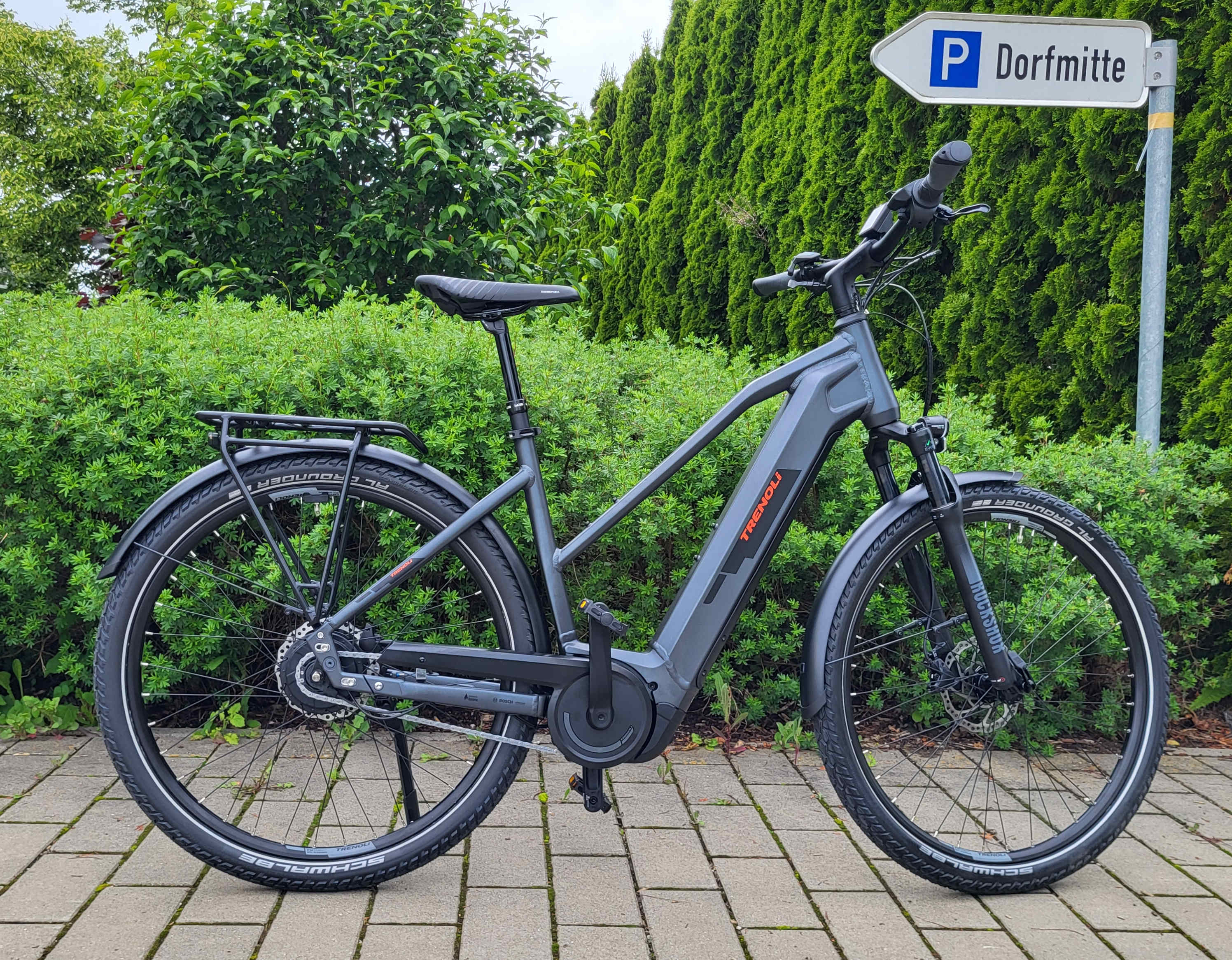 Trenoli TANARO CX SPORTIVO T ENVIOLO dark grey matt 2024 28" 750 Wh Trapez